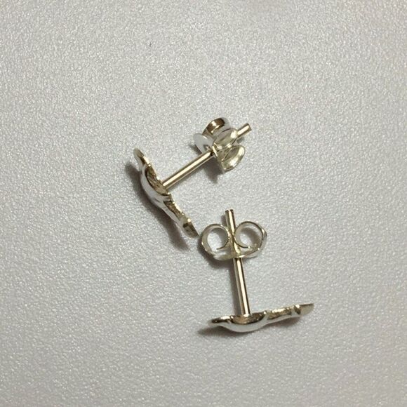 Sterling Silver 925 Stud Earrings Watering Can Gardening Spring 10mm Posts - Picture 5 of 7